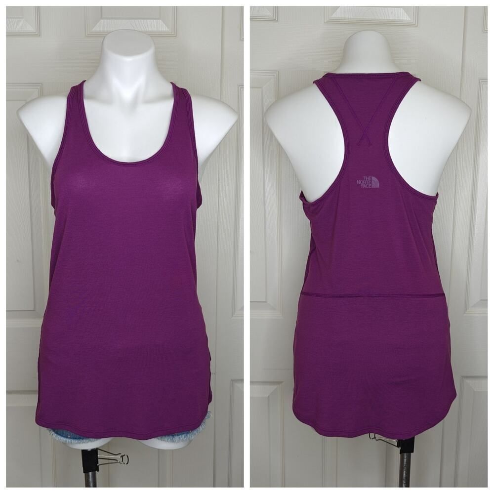 The North Face active racerback tank top sz M